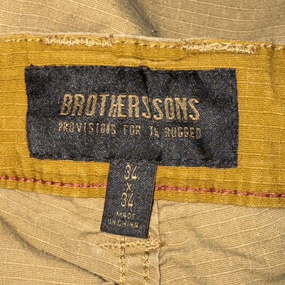 Brothers Sons Mens 34x34 Pants Straight Leg RN138823 - Picture 4 of 8